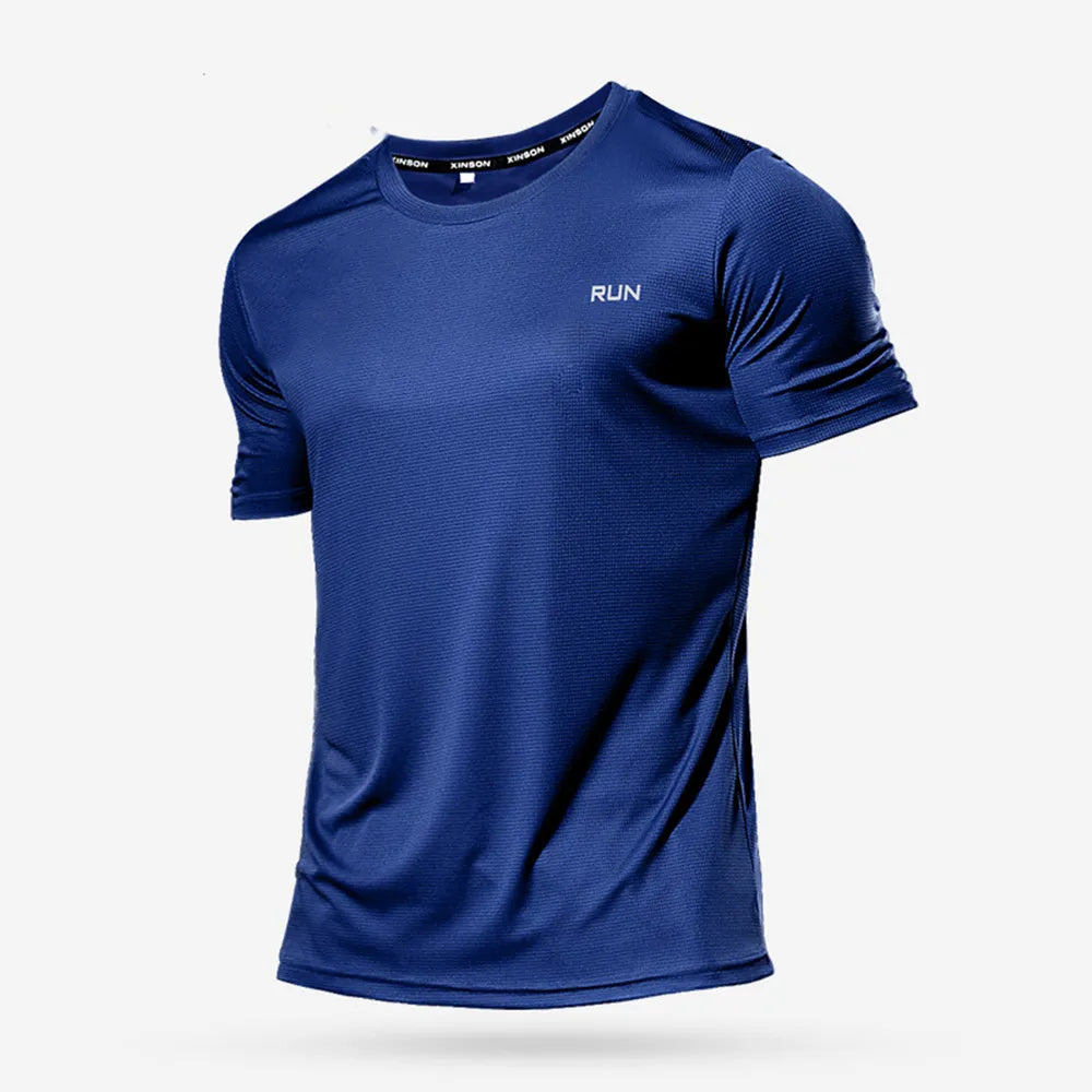 Multicolor Quick Dry Short Sleeve Sport T Shirt Gym Jerseys Fitness Shirt Trainer Running T-Shirt Men's Breathable Sportswear