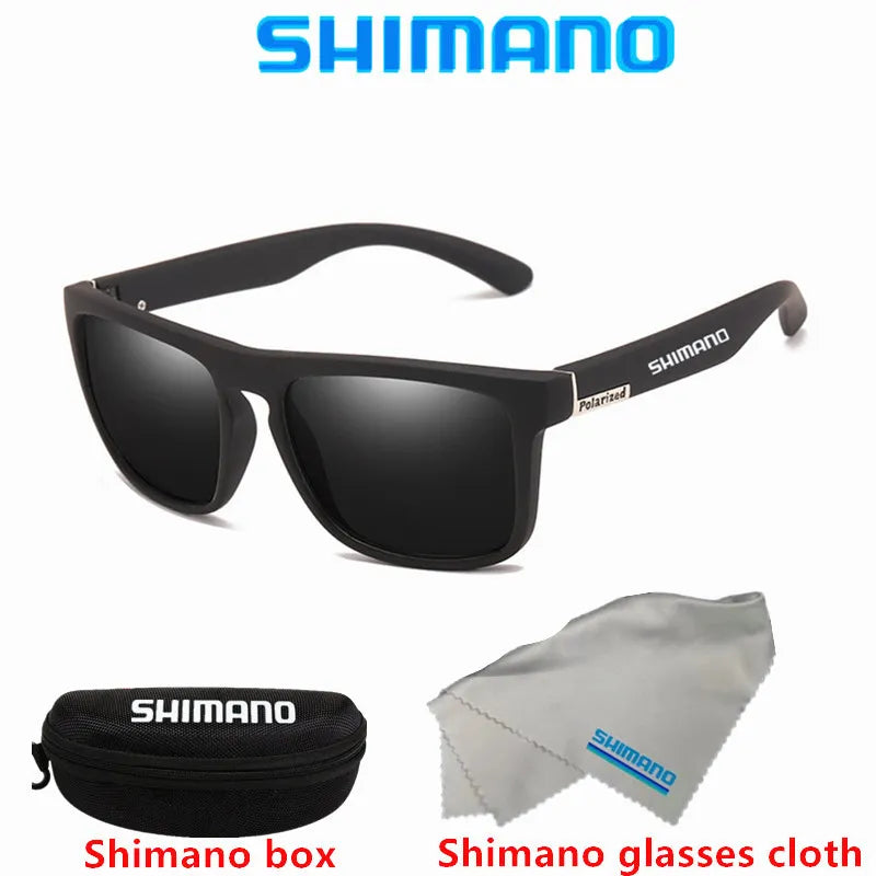 Shimano Polarized Sunglasses UV400 Protection for Men and Women Outdoor Hunting Fishing Driving Bicycle Sunglasses Optional Box