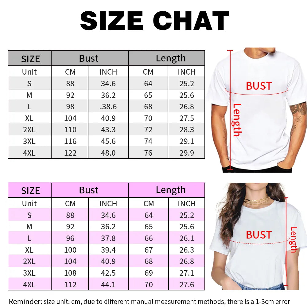 Customized Printed fashion T shirt Harajuku Women Top DIY Your Like Photo or Logo White T-shirt Fashion Custom Female Top Tshirt