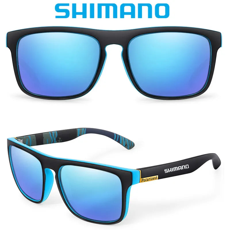 Shimano Polarized Sunglasses UV400 Protection for Men and Women Outdoor Hunting Fishing Driving Bicycle Sunglasses Optional Box