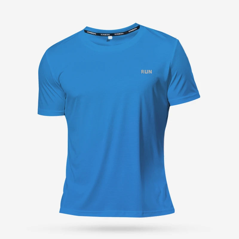 Multicolor Quick Dry Short Sleeve Sport T Shirt Gym Jerseys Fitness Shirt Trainer Running T-Shirt Men's Breathable Sportswear