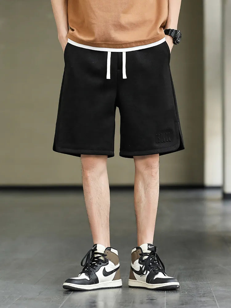 2023 New Summer Men's Shorts 8XL Plus Size Drawstring Baggy Sweatshorts Male Wide Breeches Pants Men Short Sweatpants Streetwear